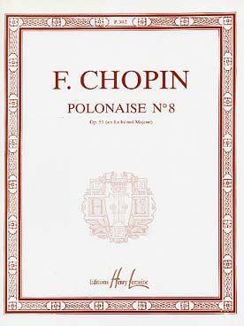 Illustration de Polonaise op. 53 en la b M héroïque