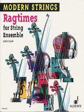 Illustration de RAGTIMES pour ensemble à cordes par Leslie Searle