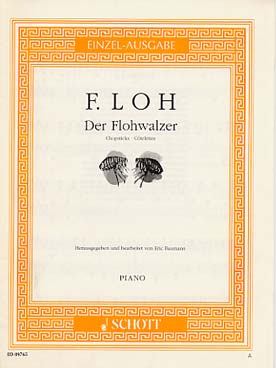 Illustration de Der Flohwalzer (la valse "côtelettes") version solfège et version sans notes
