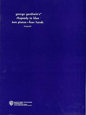 Illustration de Rhapsody in blue pour piano et orchestre, réd. 2 pianos (pour l'exécution, commander 2 exemplaires)