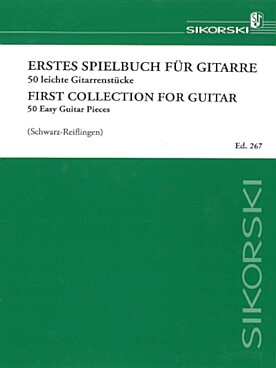 Illustration de Erstes spielbuch für gitarre (Première collection 50 pièces faciles)