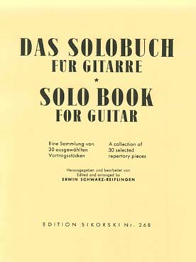 Illustration de Das solobuch für gitarre (Album de soli pour guitare, 30 pièces sélectionnées)