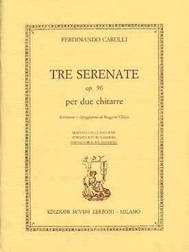 Illustration carulli serenade op. 96 n° 3 en sol maj