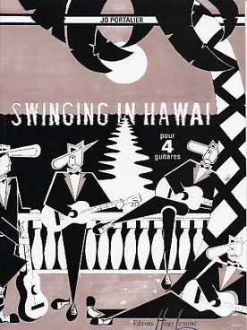 Illustration portalier swinging in hawai