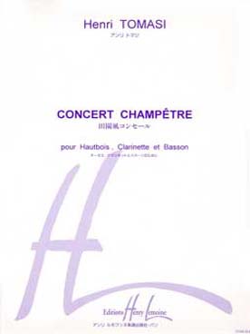 Illustration tomasi concert champetre oboe/clar/basso