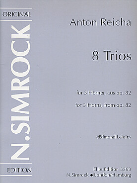Illustration de 8 Trios en mi pour 3 cors    