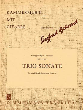 Illustration de Trio sonate pour 2 flûtes et guitare