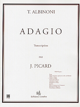 Illustration albinoni/giazotto adagio (orgue/violon)