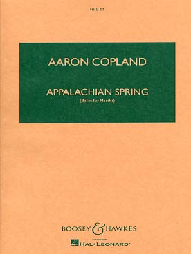 Illustration de Appalachian spring (ballet for Martha) pour orchestre - version poche grand format (HPS 82)