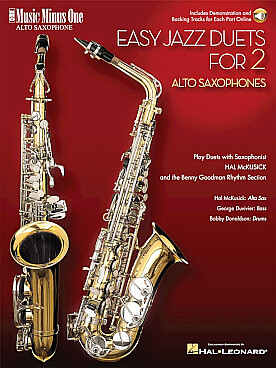 Illustration de EASY JAZZ DUETS ALTO avec CD (MMO 4103)