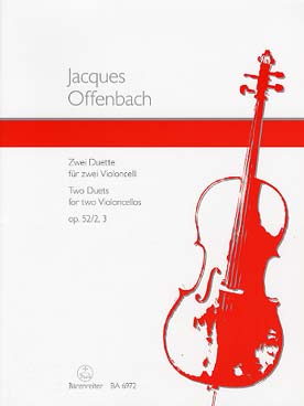 Illustration offenbach 2 duos op. 52/2-3
