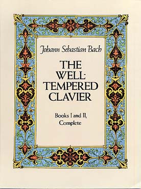 Illustration de Le Clavecin bien tempéré (éd. Dover en un seul volume)