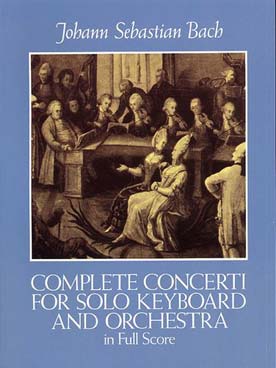 Illustration de Concertos pour clavecin solo et orchestre, éd. intégrale