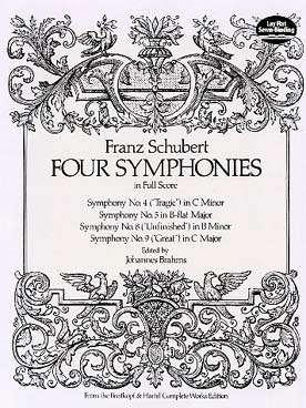 Illustration de Symphonies N° 4, 5, 8 ("Inachevée") et 9 ("Grande")