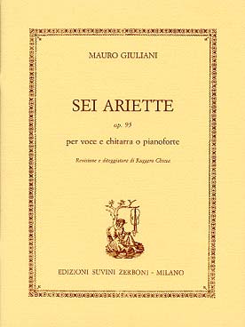 Illustration giuliani ariettes (6) op. 95 (chiesa)
