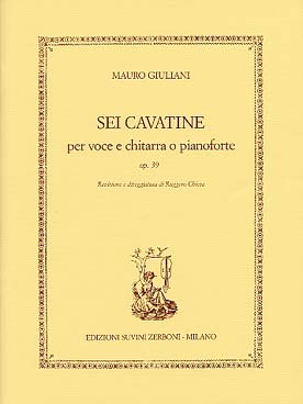 Illustration de 6 Cavatines op. 39 (Chiesa)