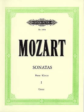 Illustration de Sonates (éd. Peters) - Vol. 1 : N° 1 à 10