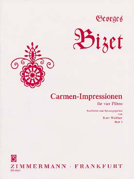 Illustration de Carmen Impressionen pour 4 flûtes - Vol. 2 : Habanera, Seguidilla