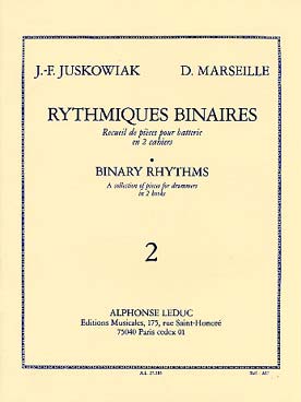 Illustration de Rythmiques binaires pour batterie - Vol. 2