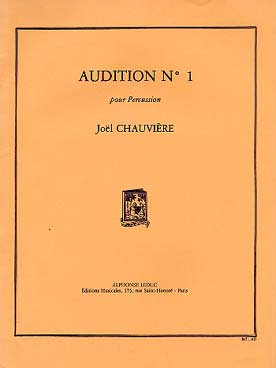 Illustration chauviere audition n° 1