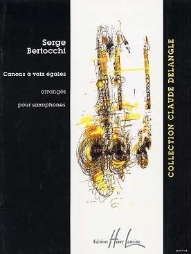 Illustration de Canons à voix égales pour 3 à 6  instruments de même tonalité (saxophone, clarinette, hautbois, violon, flûte...)