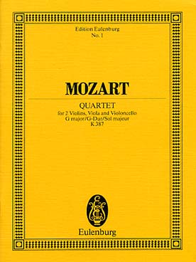 Illustration de Quatuor à cordes KV 387 en sol M