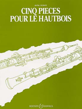 Illustration de 5 Pièces pour hautbois solo