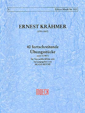 Illustration de 40 Fortschreitende Ubungstücke (soprano)