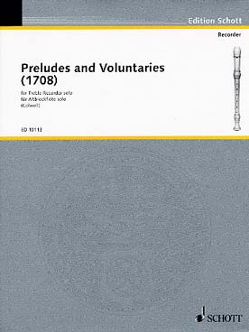 Illustration de PRELUDES AND VOLUNTARIES pour flûte à bec alto