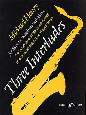 Illustration de 3 Interludes (saxophone alto ou ténor)