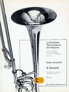 Illustration de 4 Canzoni (tr. Douay) pour 2 trompettes et 2 trombones