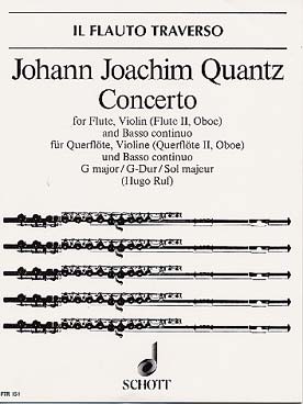 Illustration de Concerto pour flûte, violon et basse continue