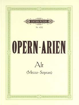 Illustration de OPERNARIEN (airs d'opéras) Mezzo-soprano Vol. 2 (34 airs)