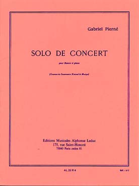Illustration pierne solo de concert op. 35