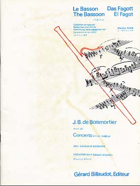 Illustration boismortier concerto op. 26 en re maj