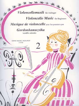 Illustration de MUSIQUE DE VIOLONCELLE pour les premiers pas - Vol. 2
