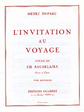Illustration de Invitation au voyage - N° 2 : voix moyennes