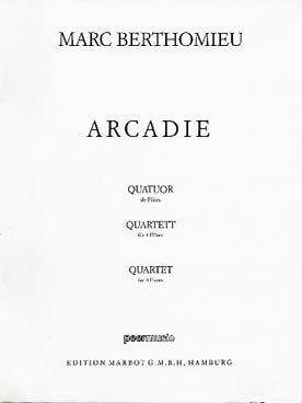 Illustration de Arcadie pour 4 flûtes