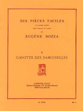 Illustration de Pièces faciles à la 1re position - N° 6 : Gavotte des damoiselles
