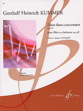 Illustration de 2 Duos concertants op. 46 pour flûte et clarinette (tr. Lancelot)
