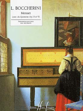 Illustration de Menuet du quintette op. 13 N° 5 - éd. Lemoine (tr. Heumann)