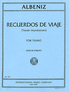 Illustration de Recuerdos de viaje op. 71 - Les 7 pièces en recueil