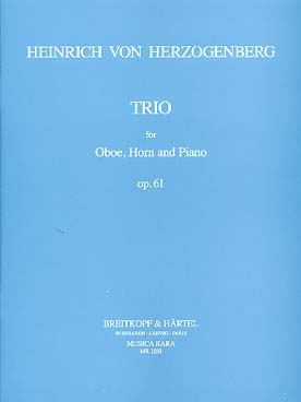 Illustration de Trio en ré M op. 61 pour hautbois, cor et piano