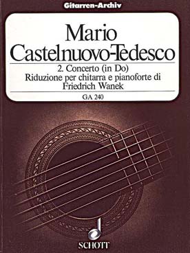 Illustration de Concerto op. 160 N° 2 en do M pour guitare et orchestre, réduction piano