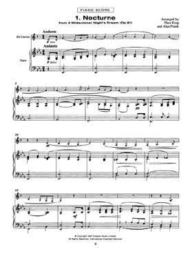Illustration de Romantic clarinet : 10 morceaux