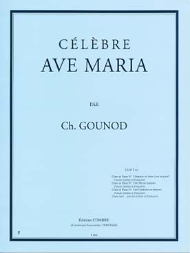 Illustration de Ave Maria voix mezzo (paroles français et latin)