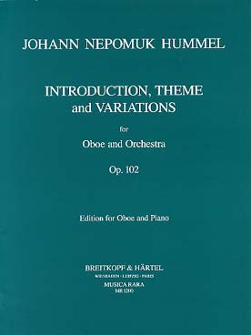 Illustration de Introduction thème et variations op. 102 orchestre, réduction piano