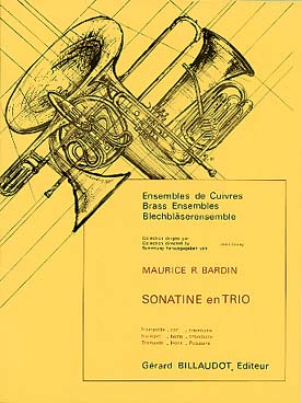 Illustration bardin sonatine en trio cor/trp/trbone