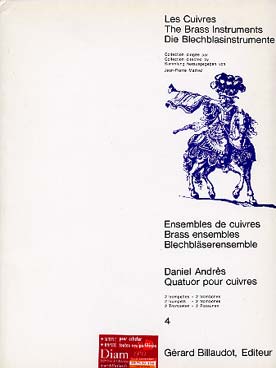 Illustration de Quatuor pour cuivres (2 trompettes et 2 trombones)