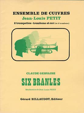 Illustration de 6 Bransles pour 2 trompettes, trombone, cor ou 2e trombone (tr. Petit)